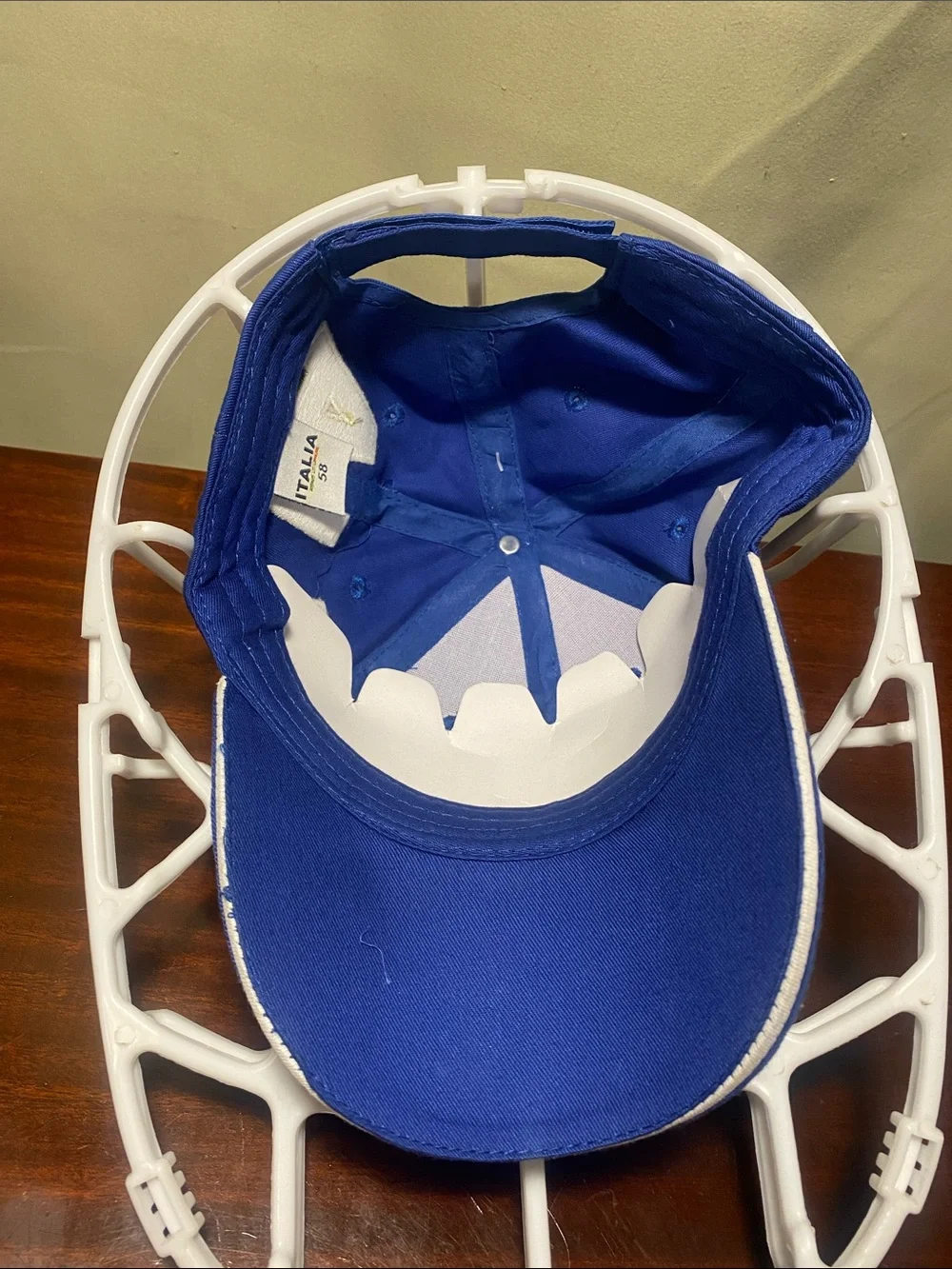 ITALIA Baseball Royal Blue Cap  adjustable size 58 NWT